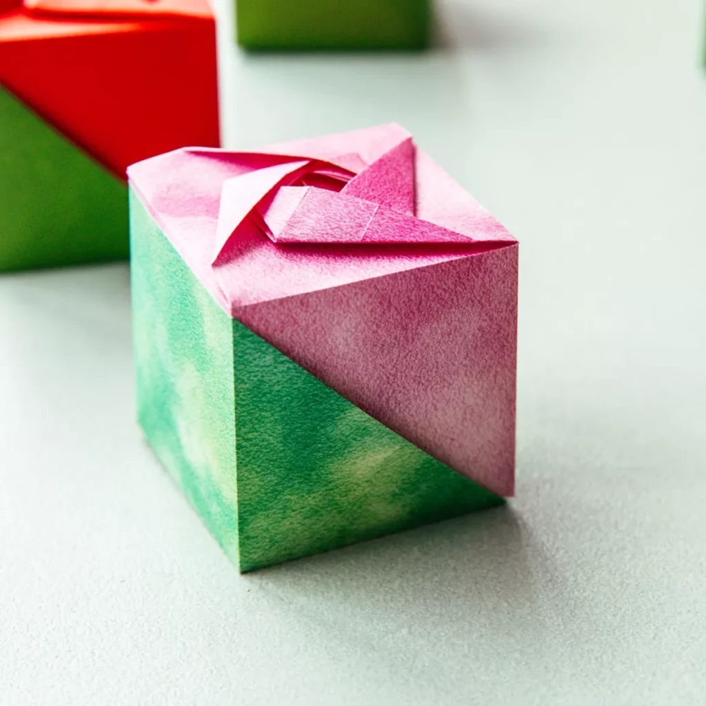 Origami Rose Box