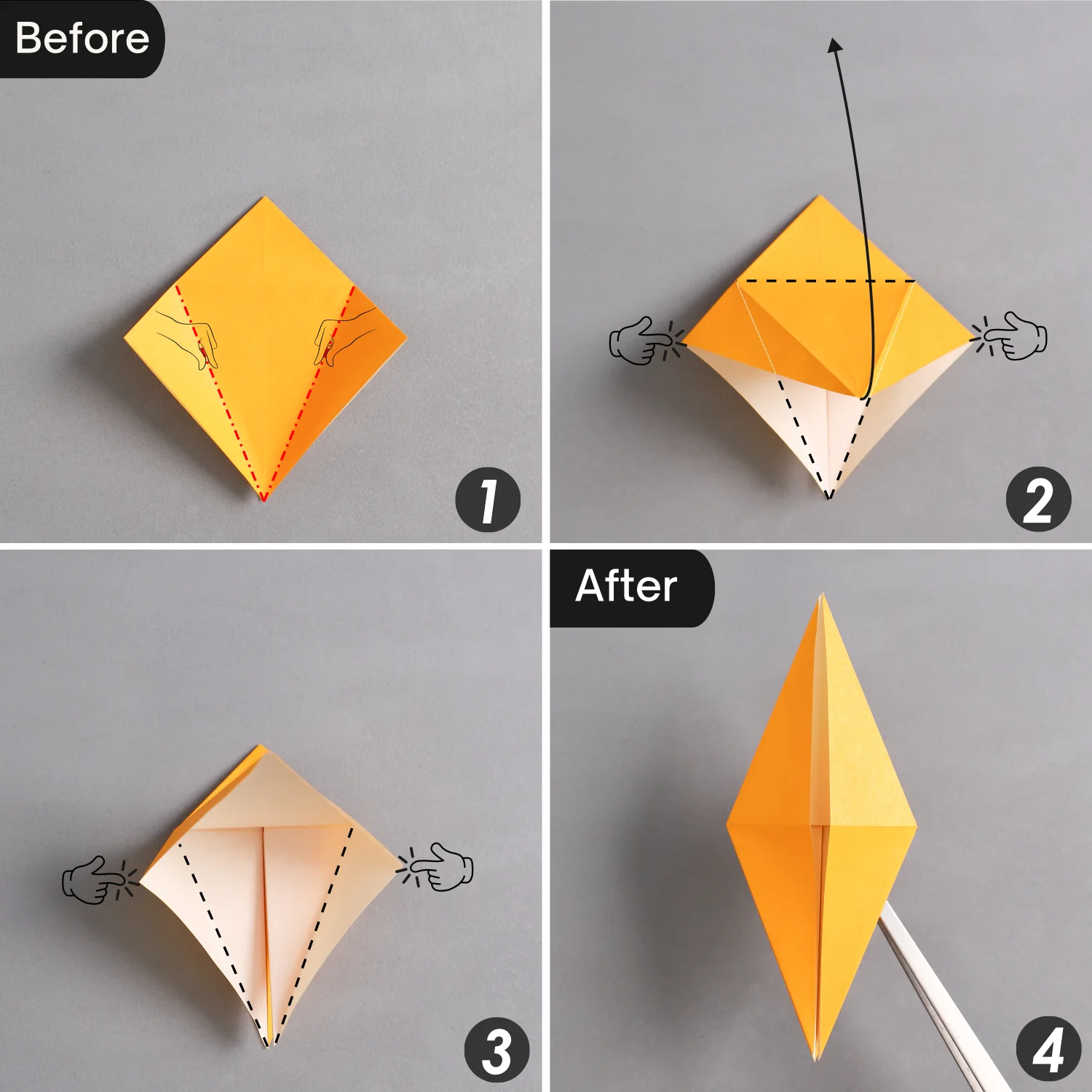Origami Goldfish Shark | Origamiok