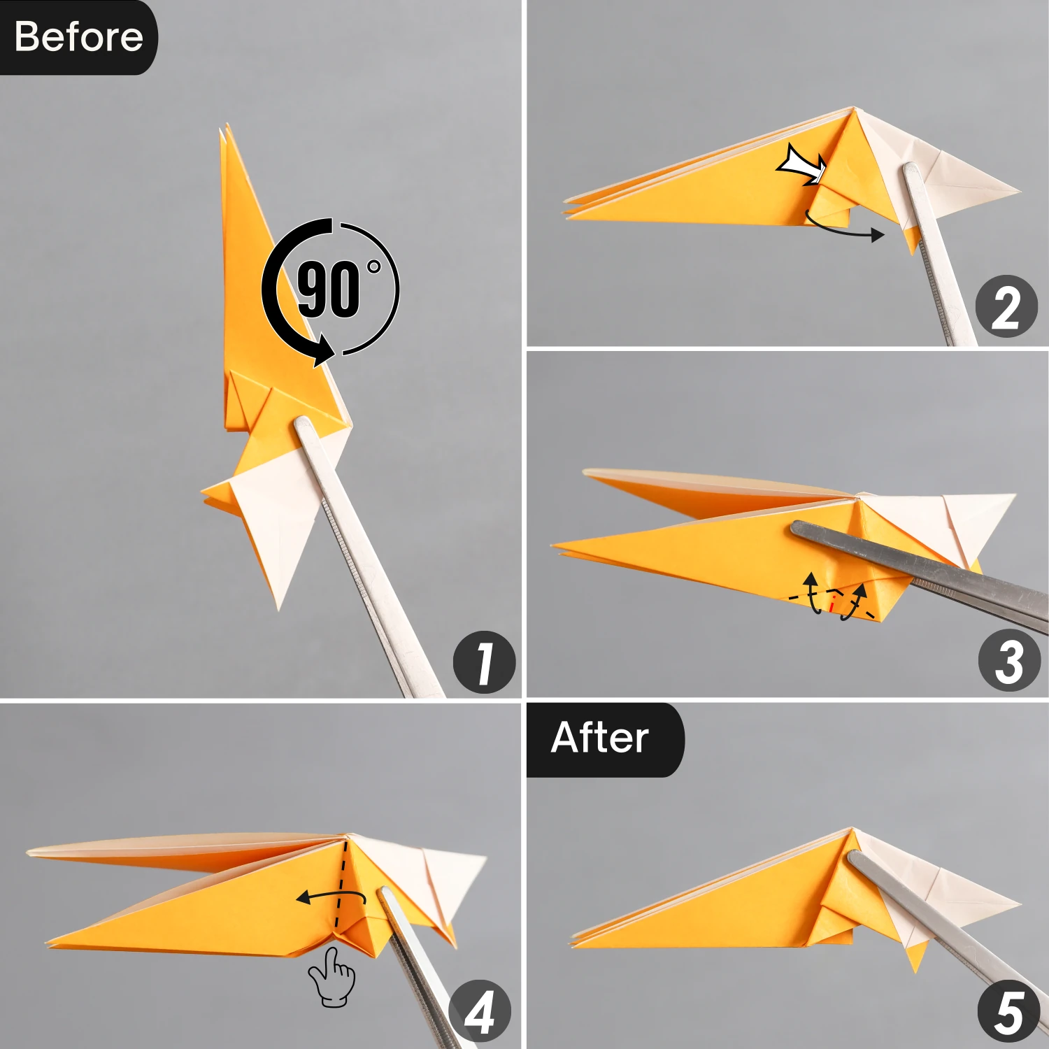 Origami Goldfish | Origamiok