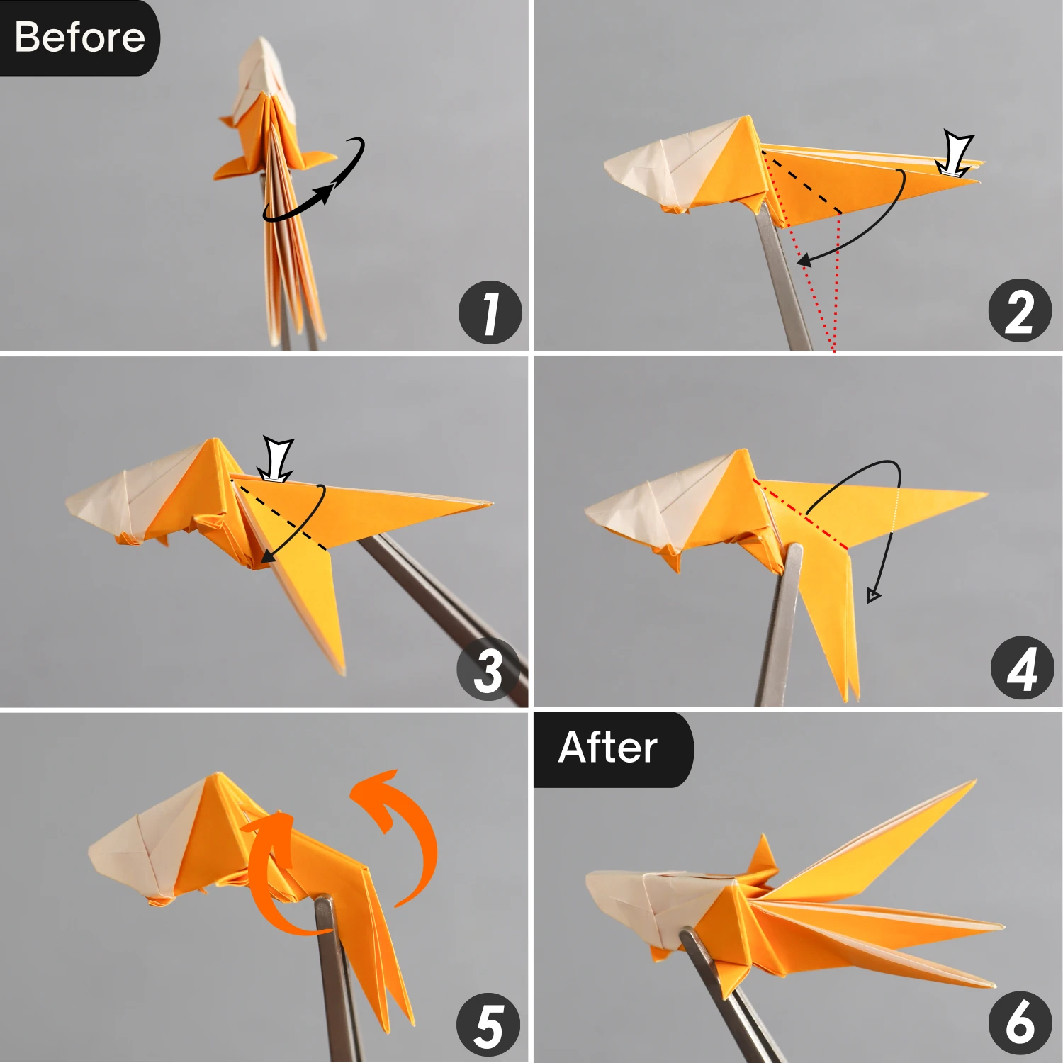 Origami Goldfish | Origamiok