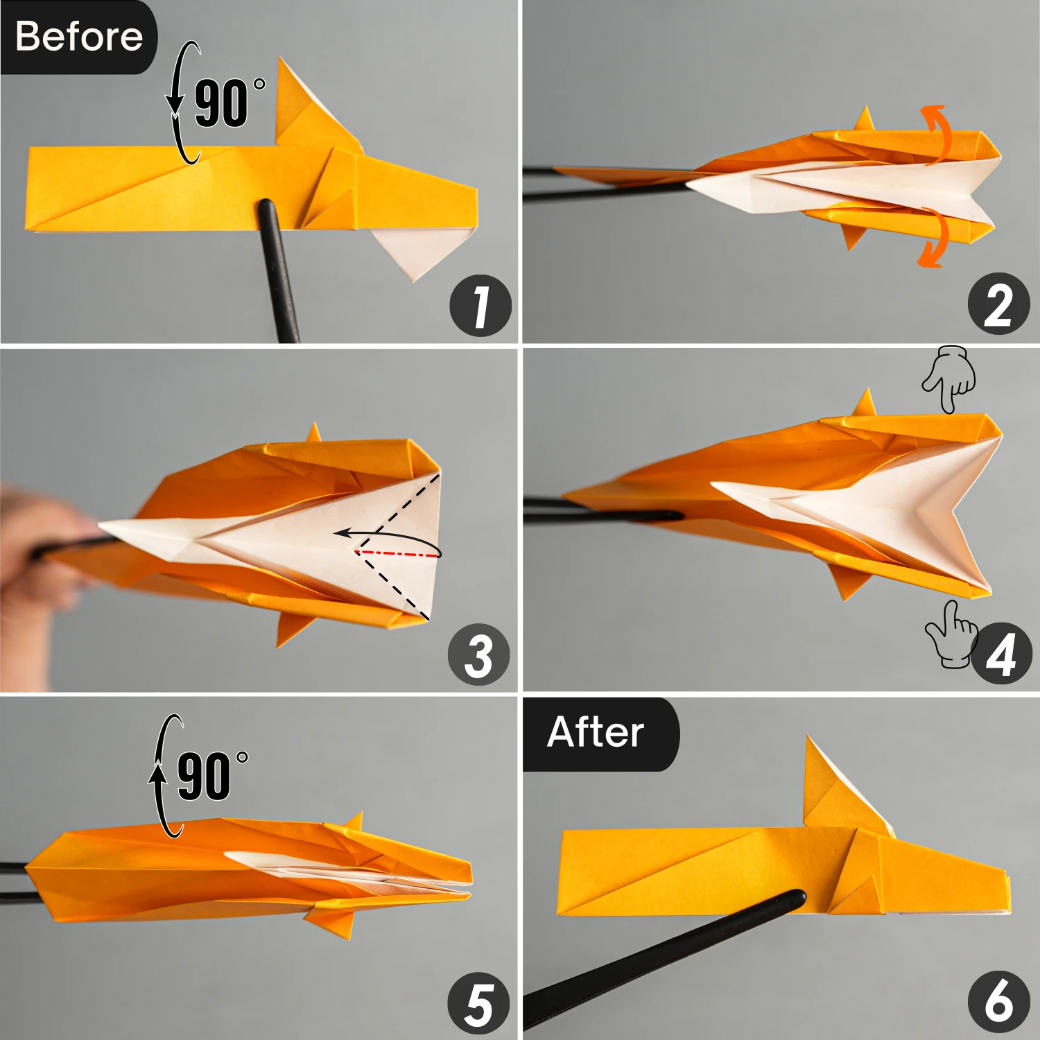 Origami Hammerhead Shark | Origamiok