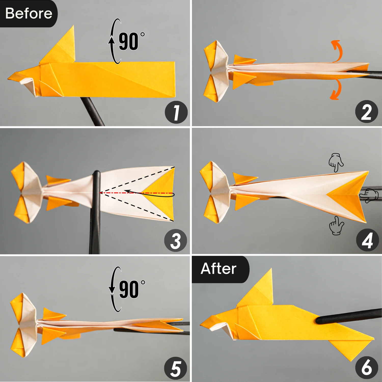 Origami Hammerhead Shark | Origamiok