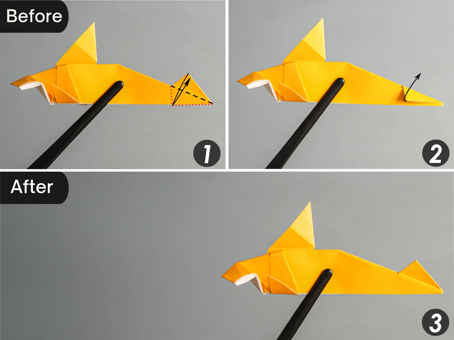 Origami Hammerhead Shark | Origamiok