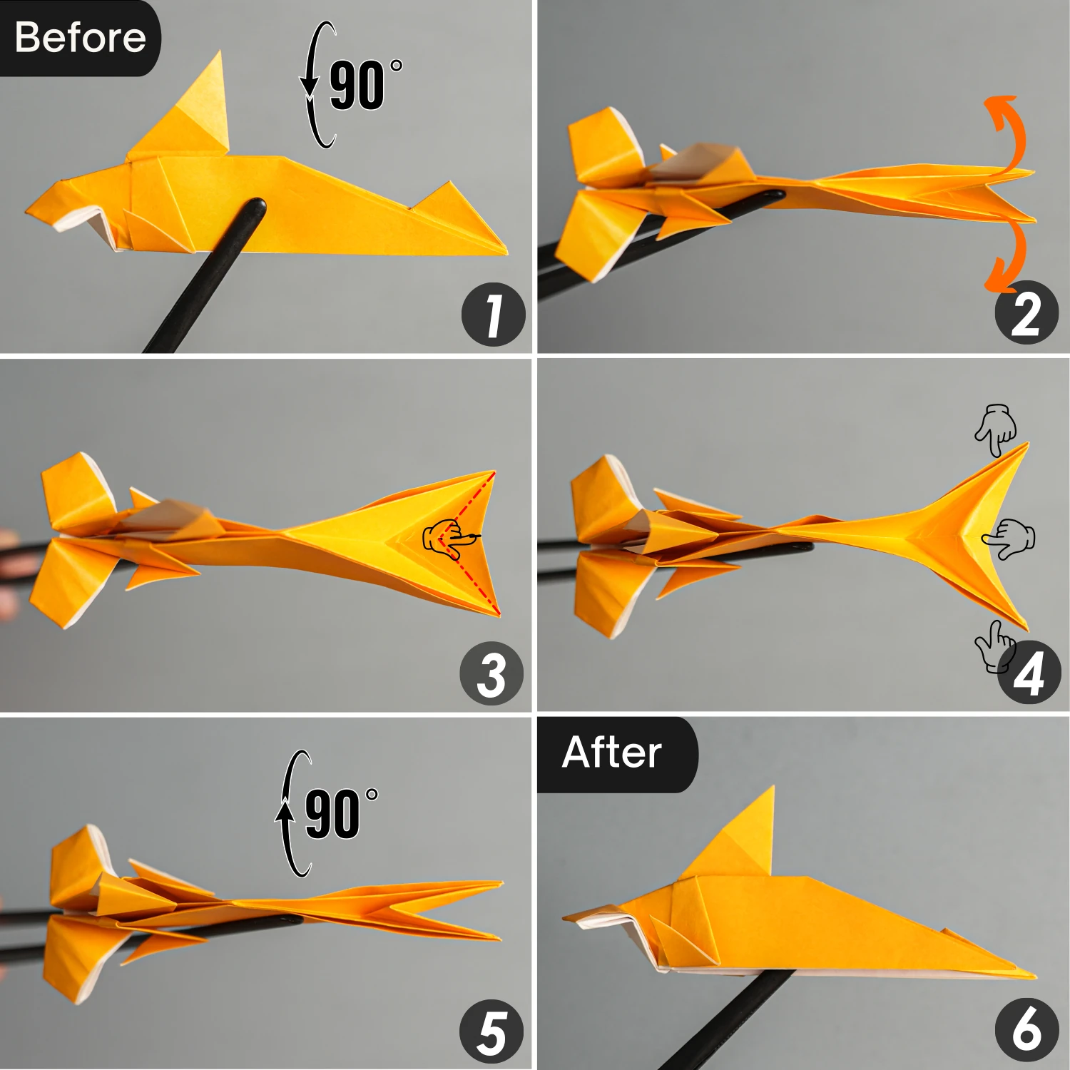 Origami Hammerhead Shark | Origamiok