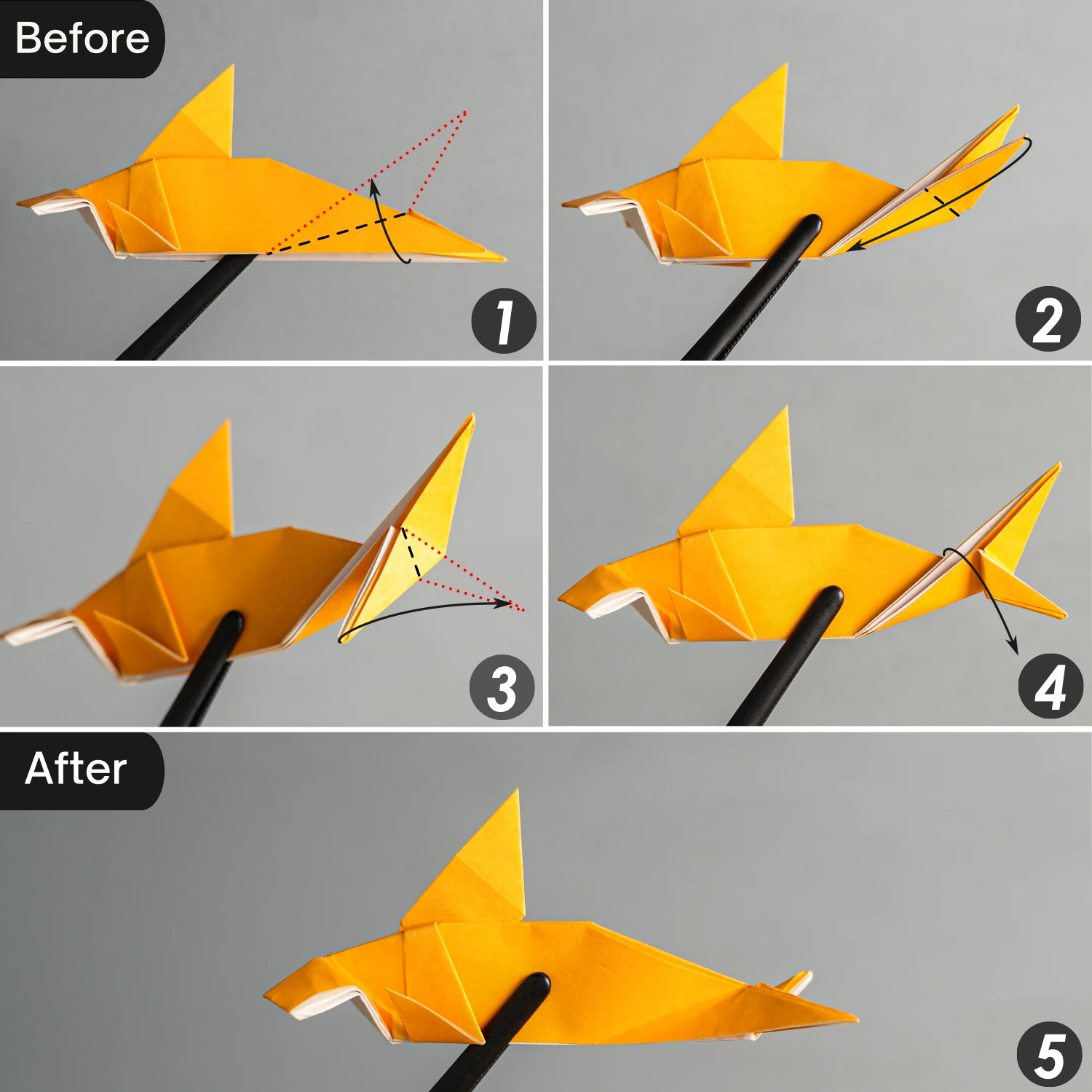 Origami Hammerhead Shark | Origamiok