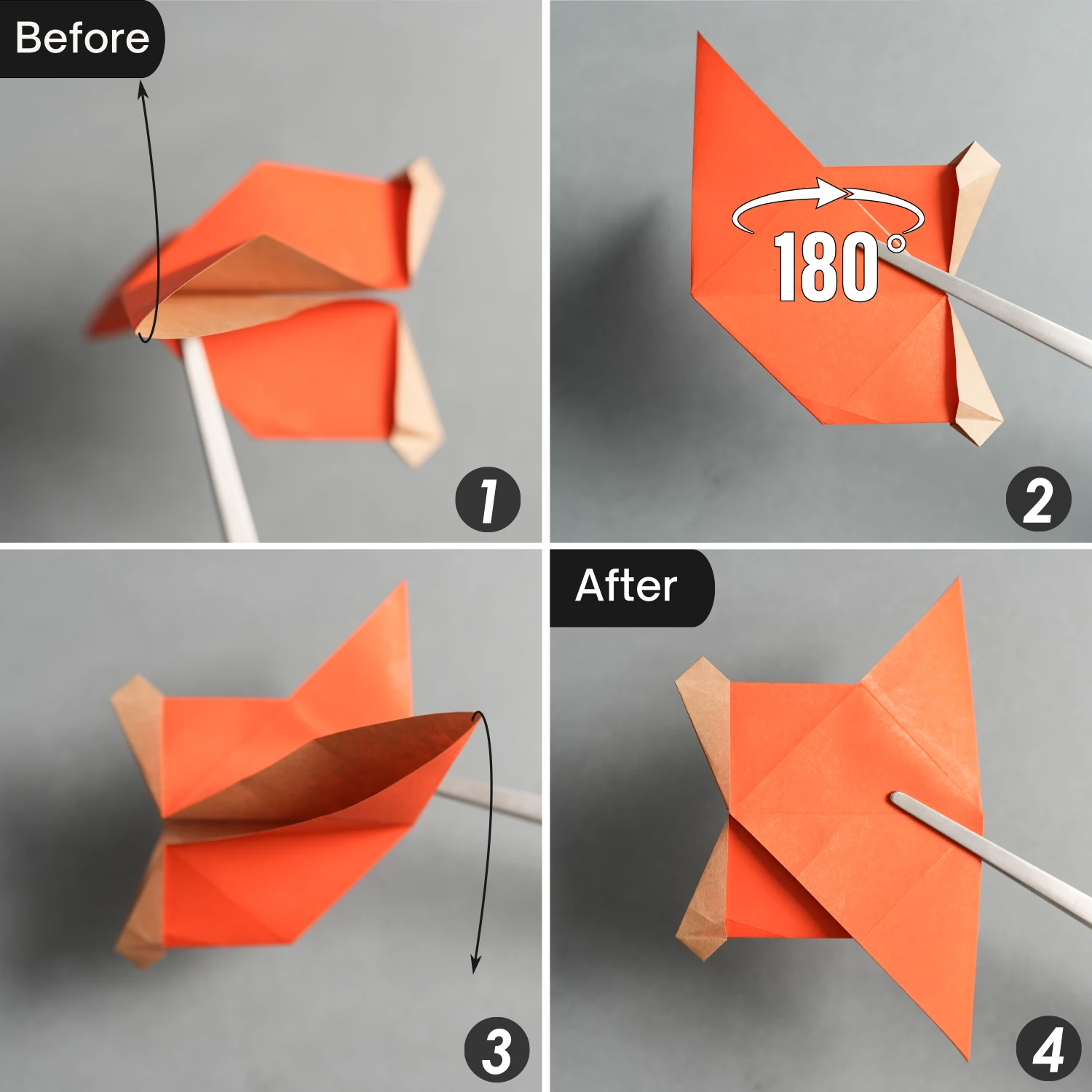 Origami Kissing Fish | Origamiok
