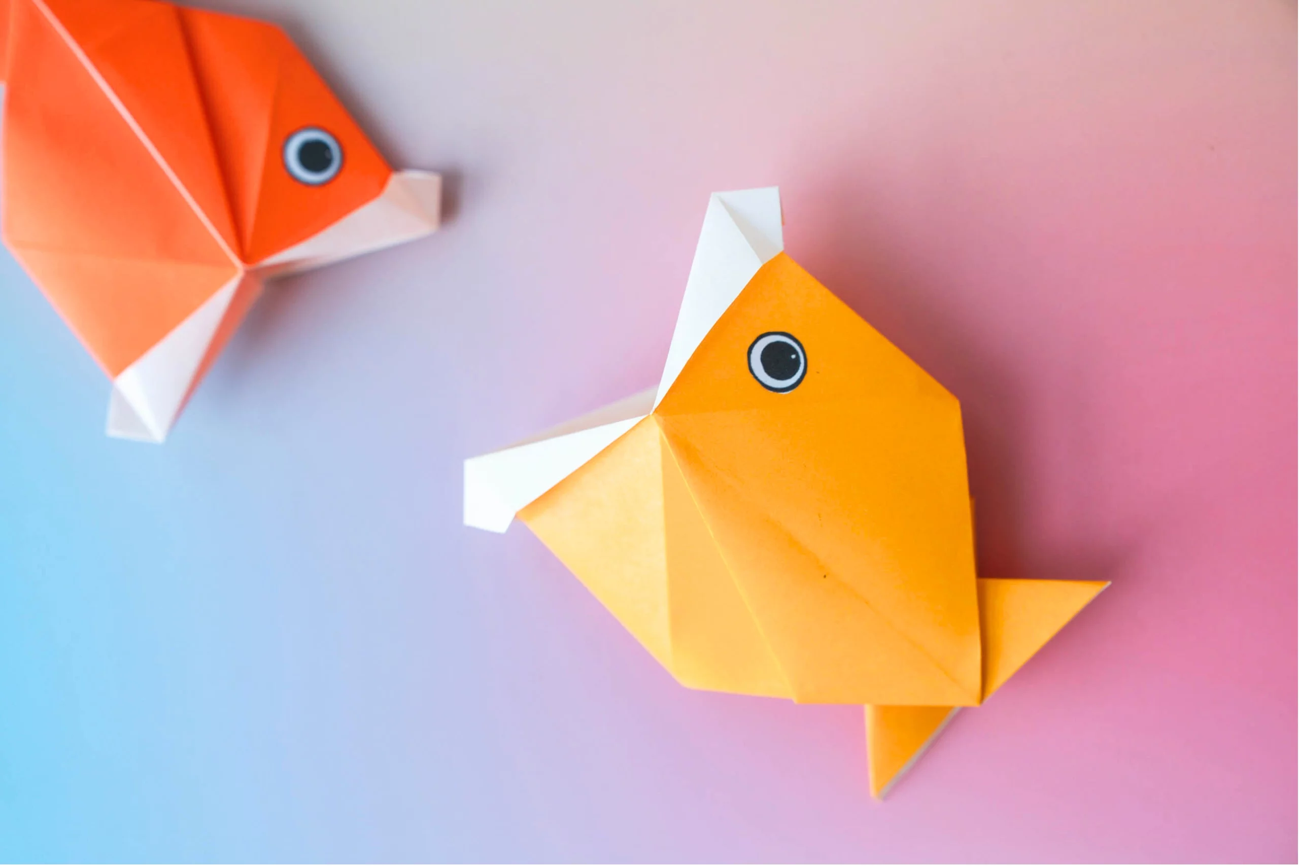 Origami Kissing Fish | Origamiok