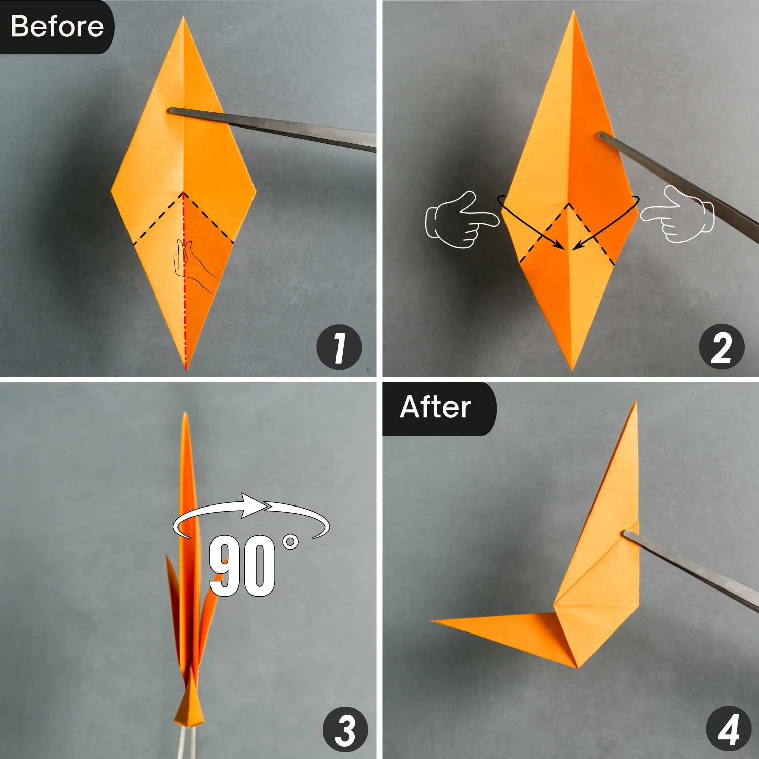 Origami Mini Dragon | Origamiok