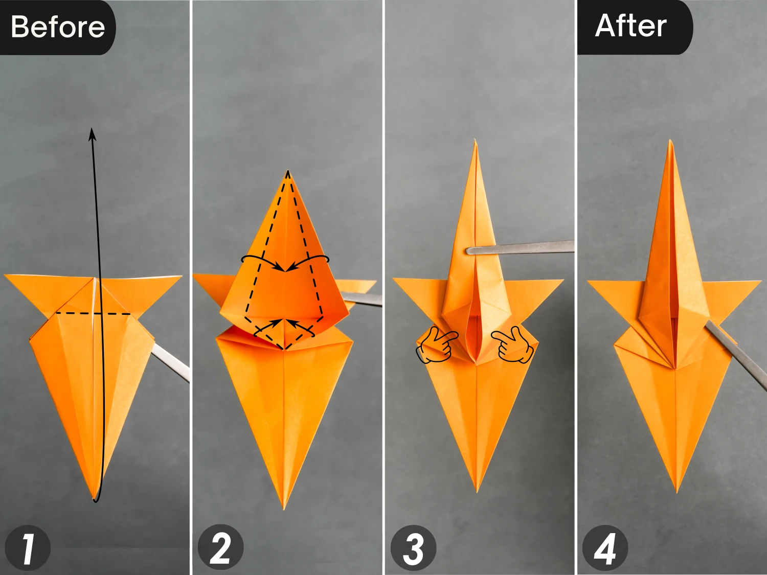 Origami Mini Dragon | Origamiok
