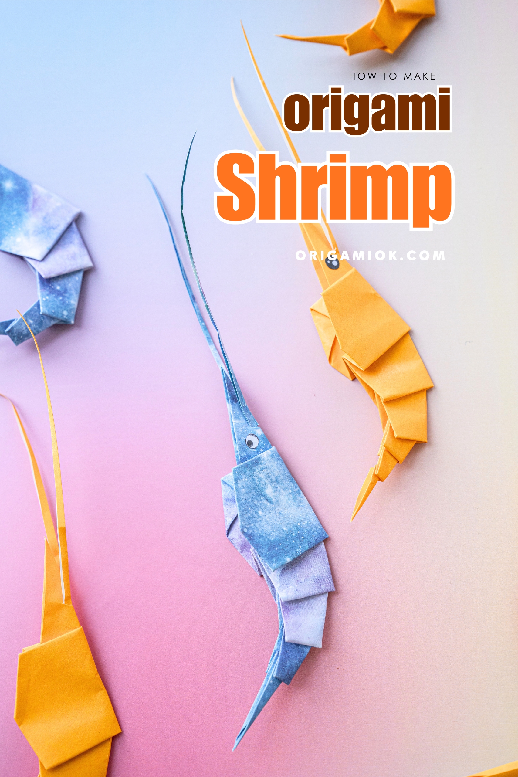 Origami Shrimp | Origamiok