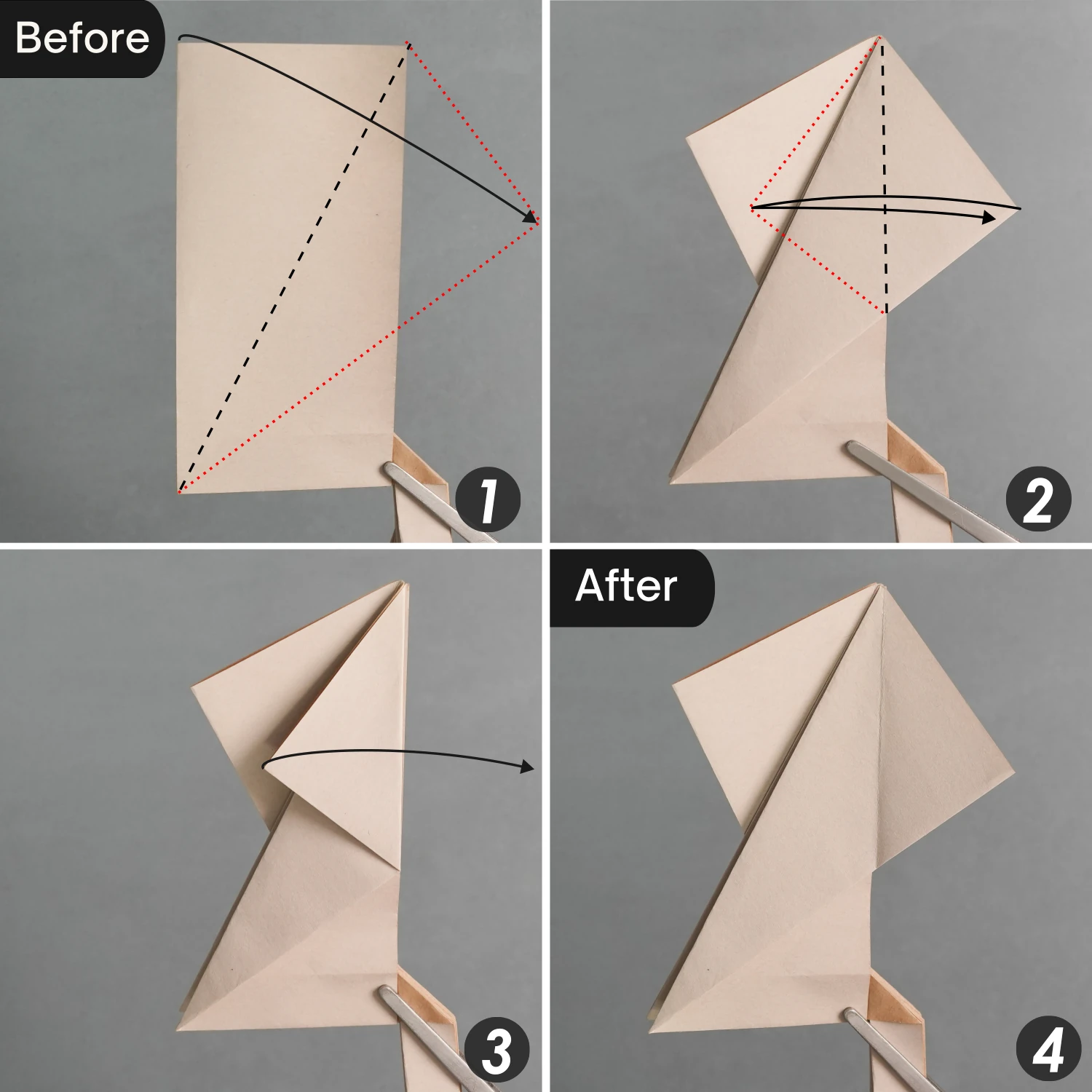 Origami Squid | Origamiok