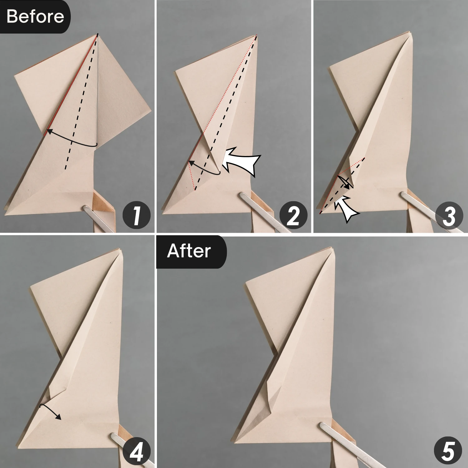 Origami Squid | Origamiok