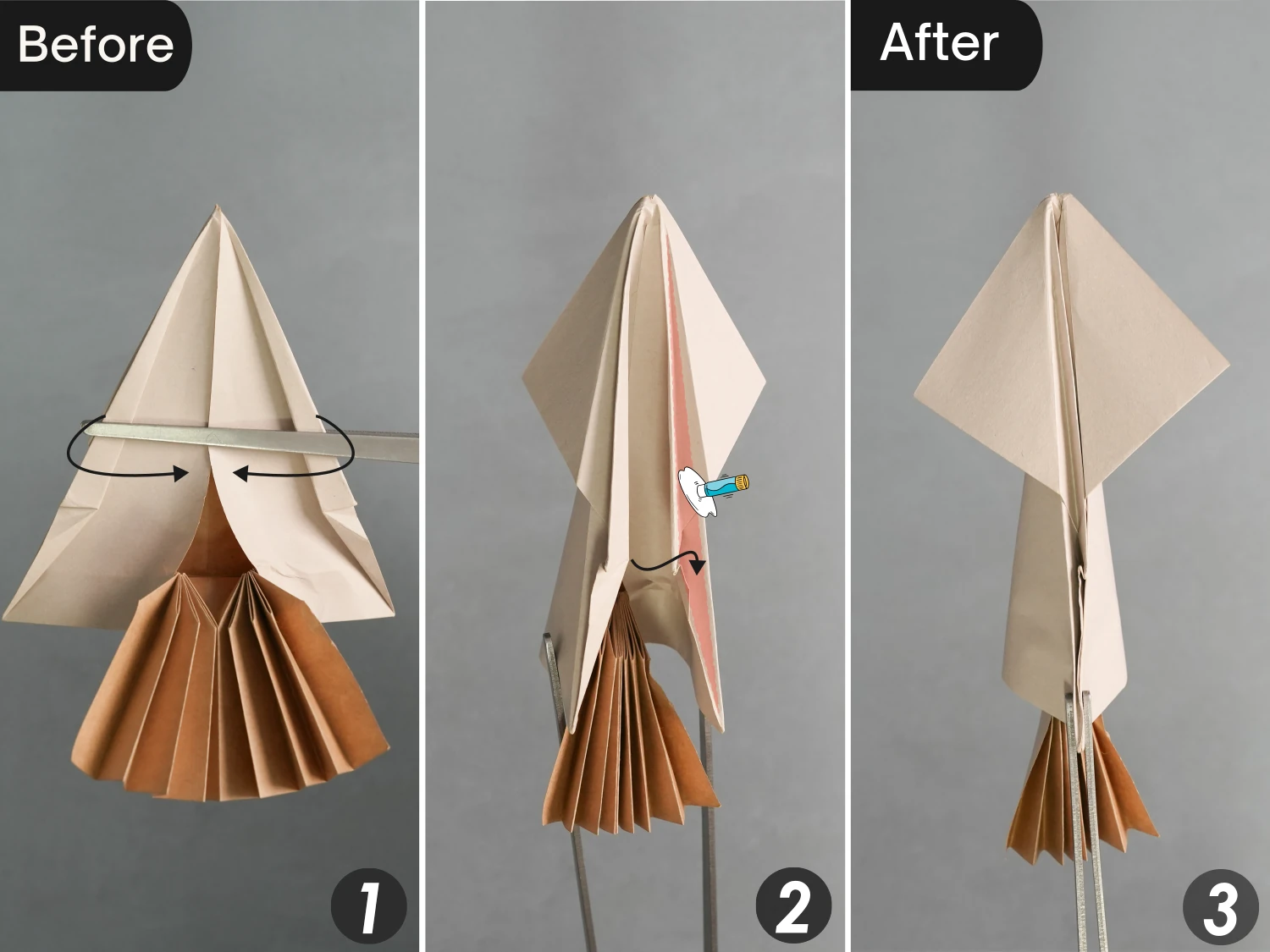 Origami Squid | Origamiok