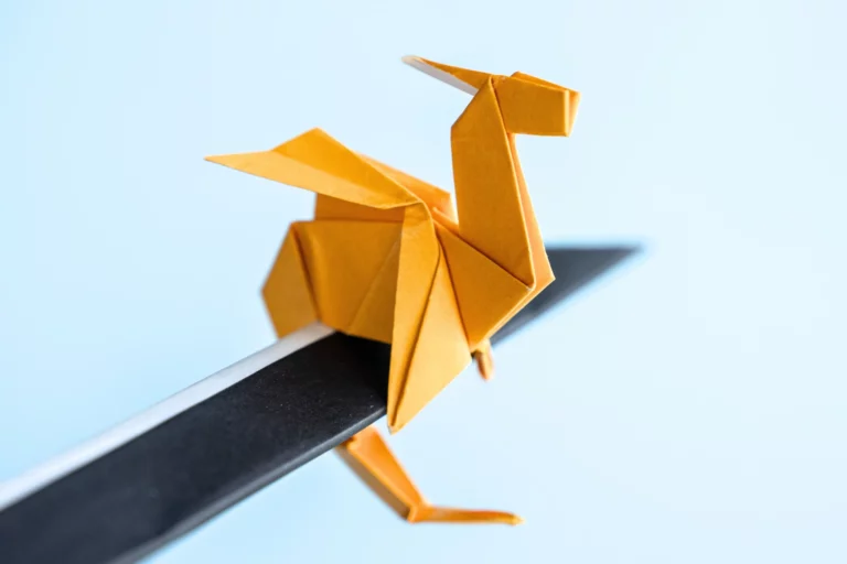 How to Make an Origami Mini Dragon