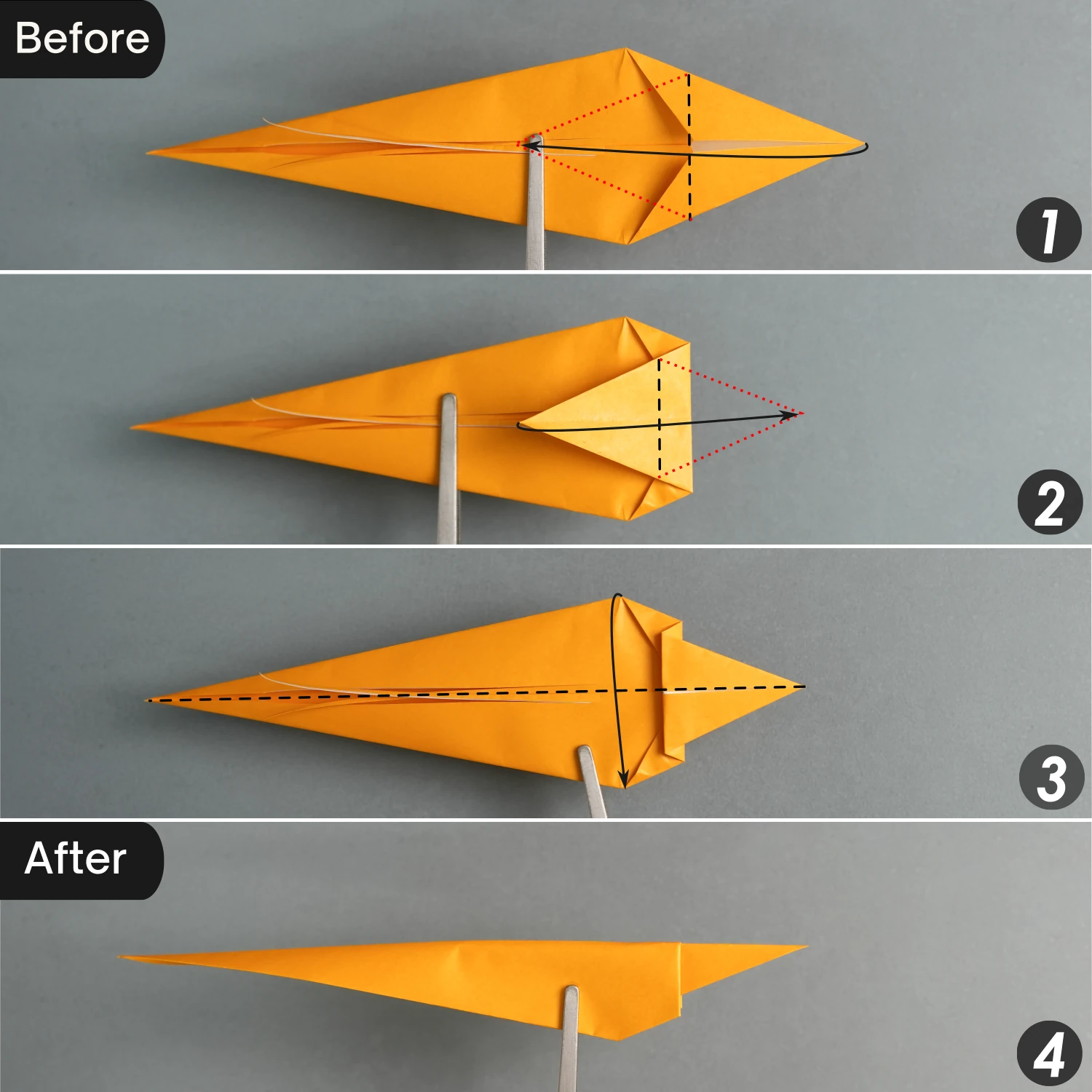 Origami Shrimp | Origamiok
