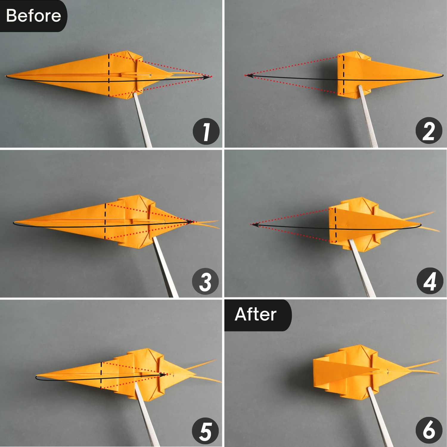 Origami Shrimp | Origamiok