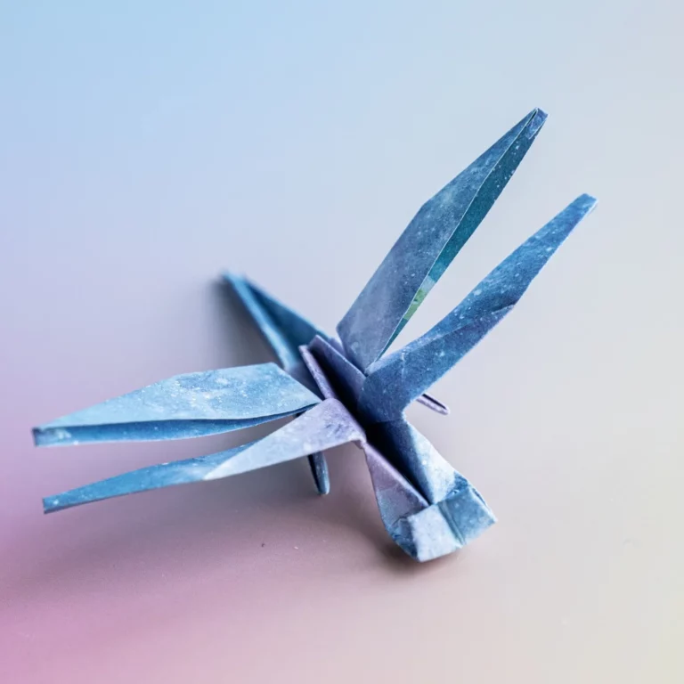 Origami Dragonfly | Origamiok