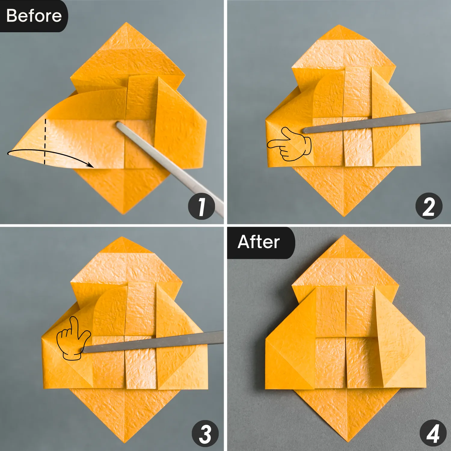 Origami Tiny-Head Dragon | Origamiok