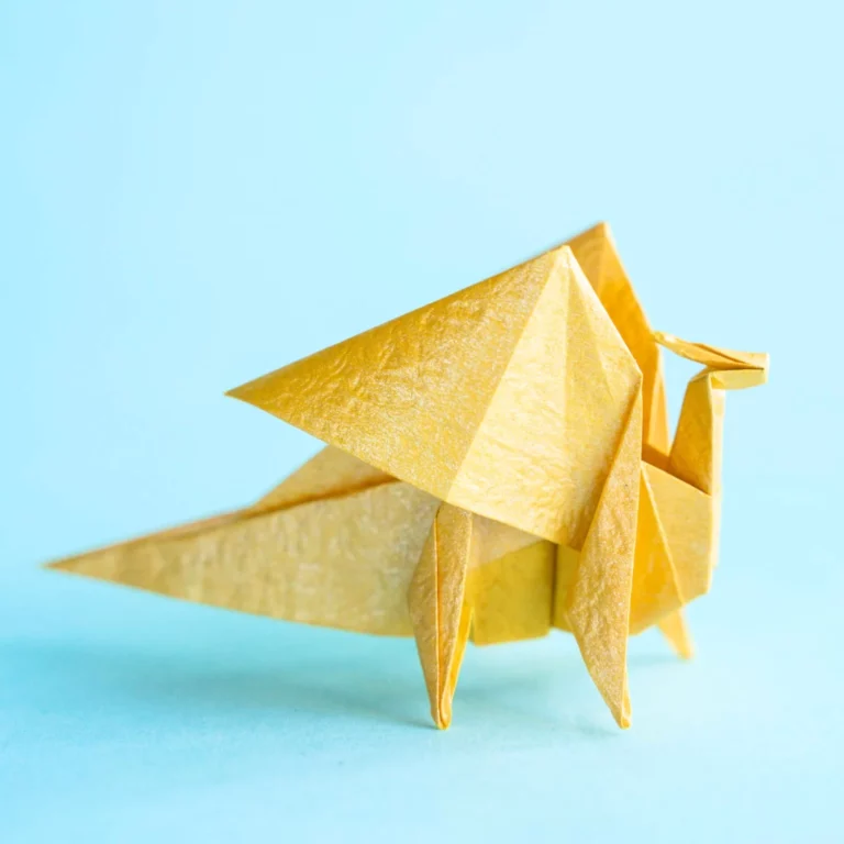 Origami Tiny-Head Dragon | Origamiok