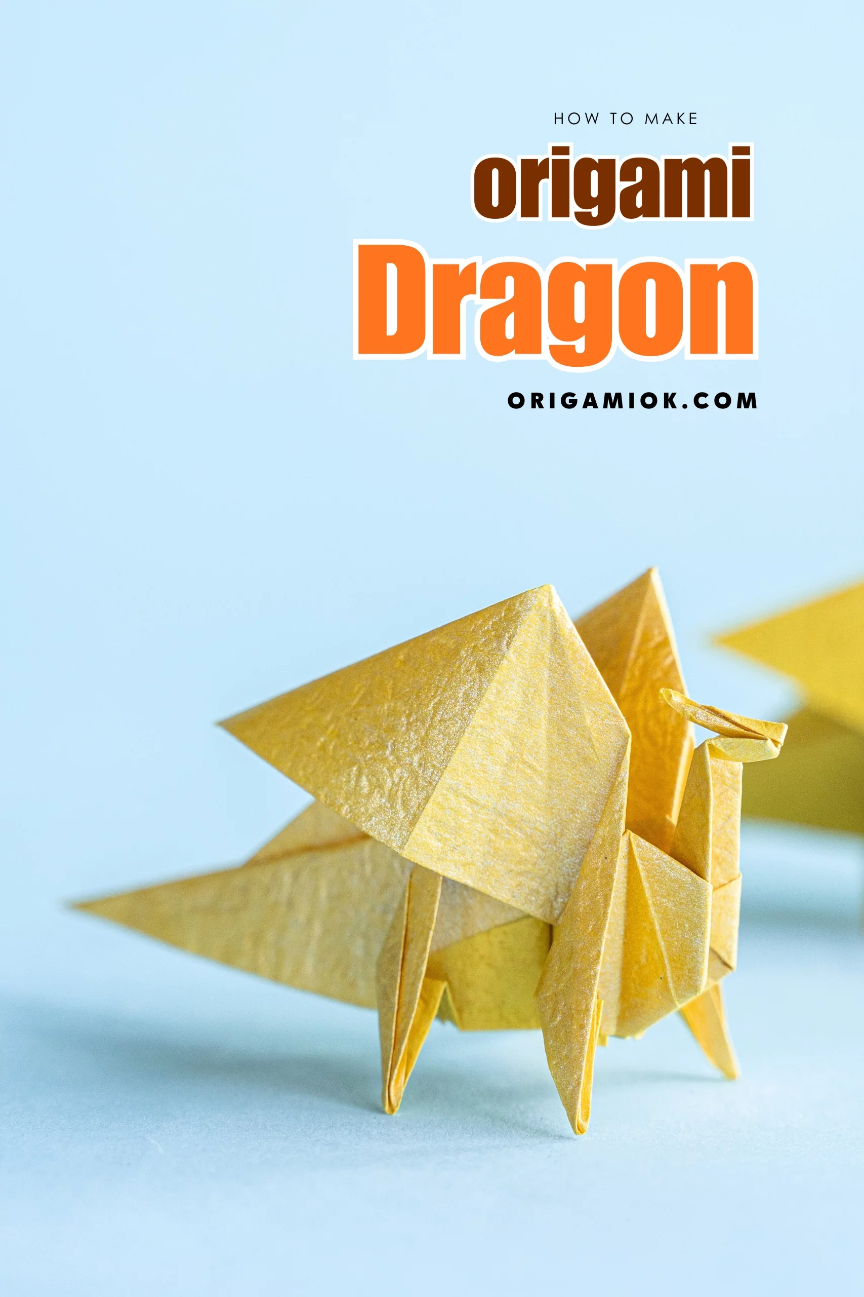 How to Make an Origami Tiny Head Dragon - Origami OK