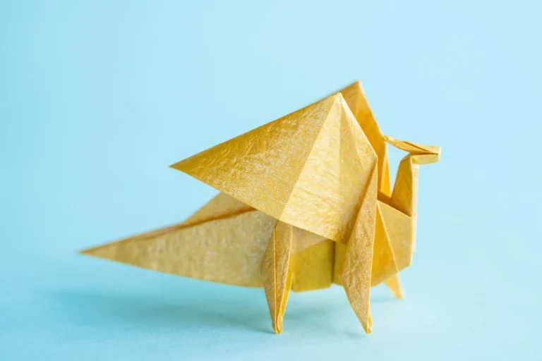 How to Make an Origami Tiny Head Dragon