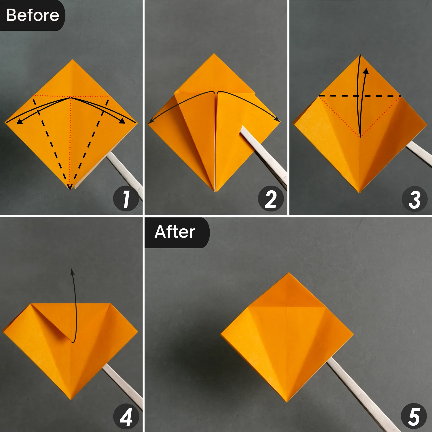 Origami Dragonfly | Origamiok