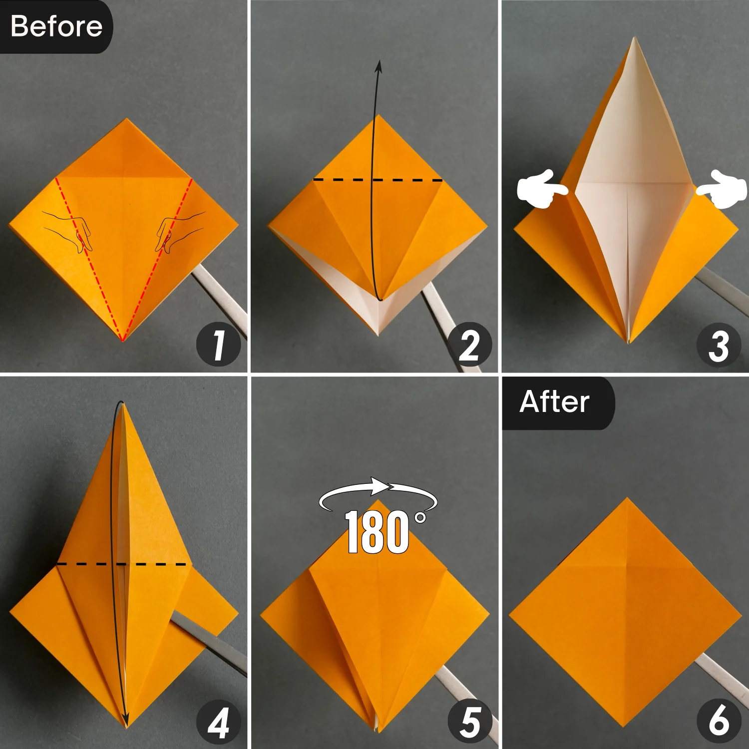 Origami Tiny-Head Dragon | Origamiok