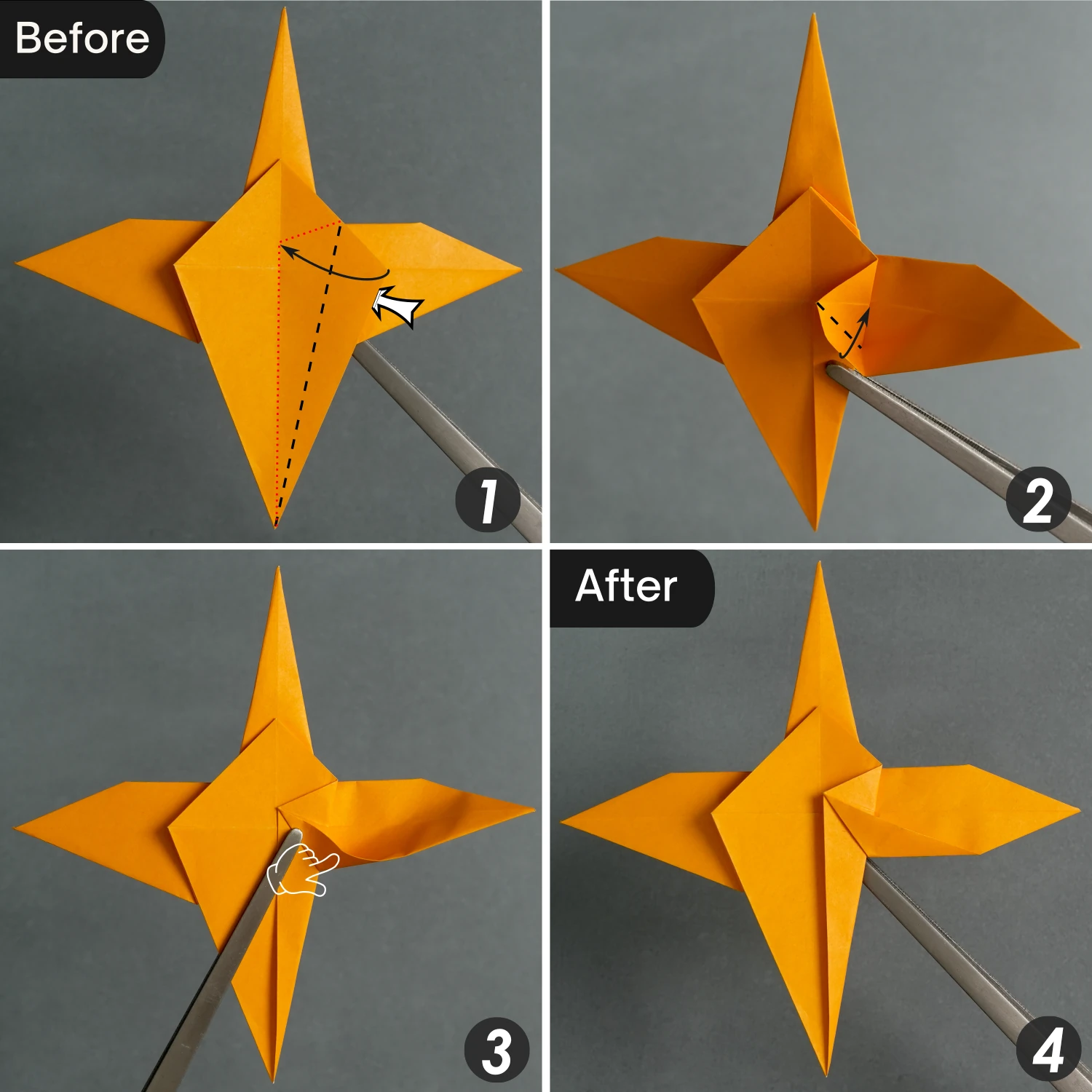 Origami Dragonfly | Origamiok