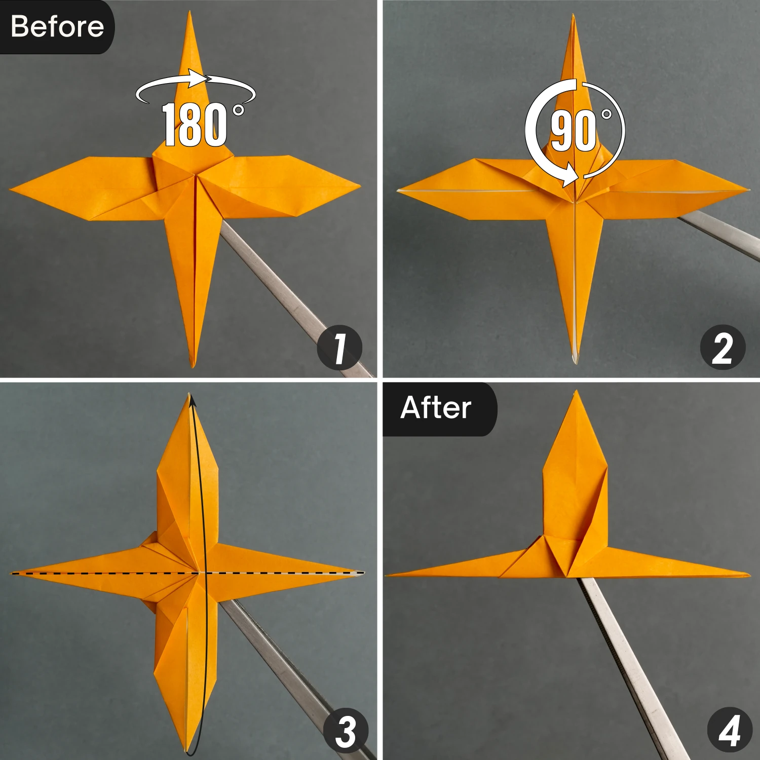 Origami Dragonfly | Origamiok