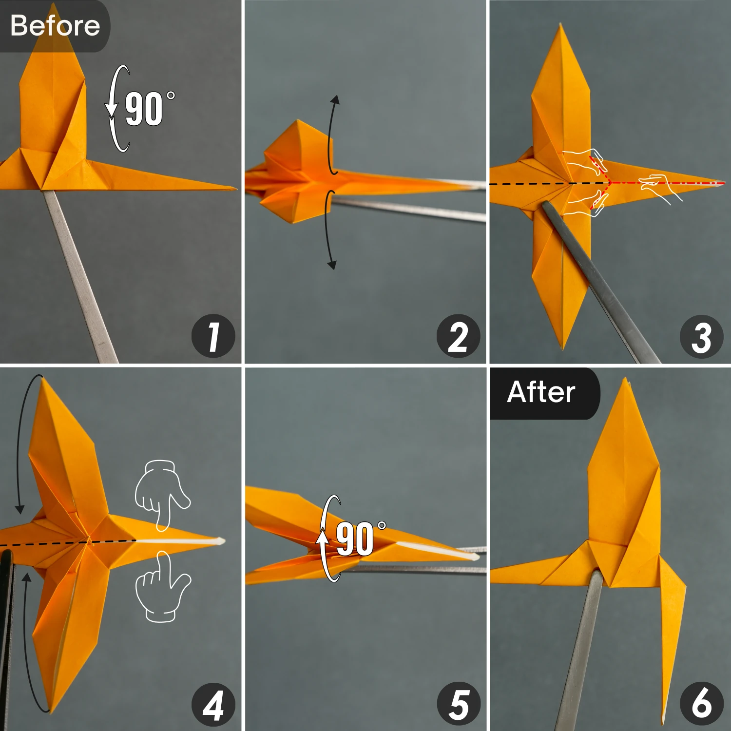 Origami Dragonfly | Origamiok