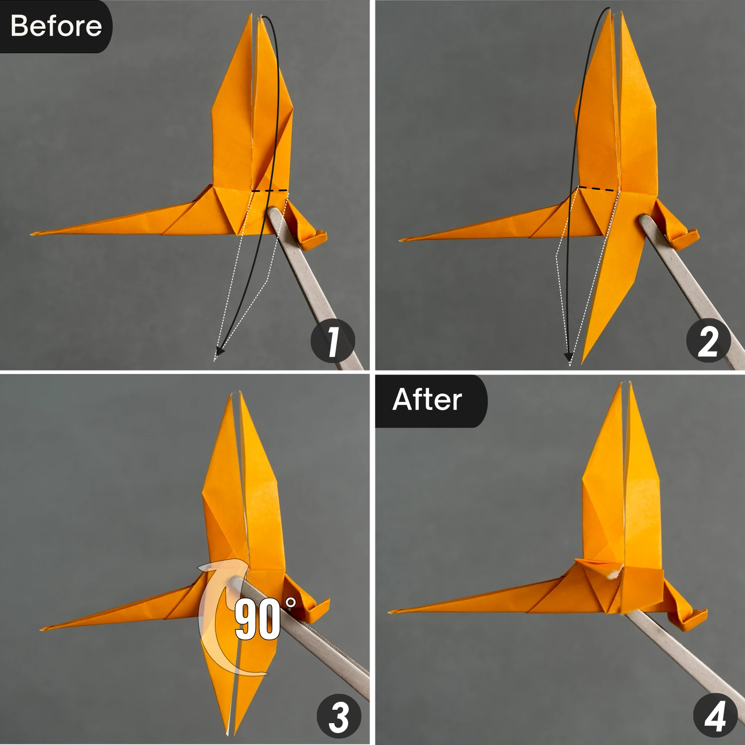 Origami Dragonfly | Origamiok