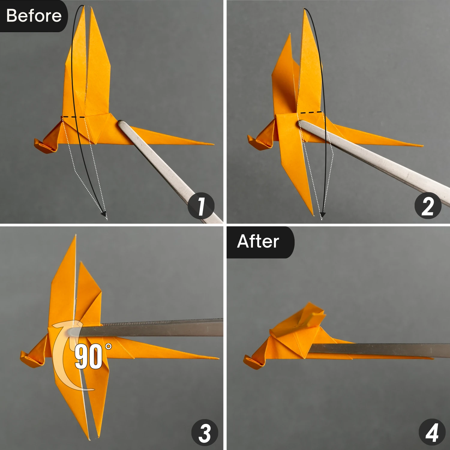 Origami Dragonfly | Origamiok