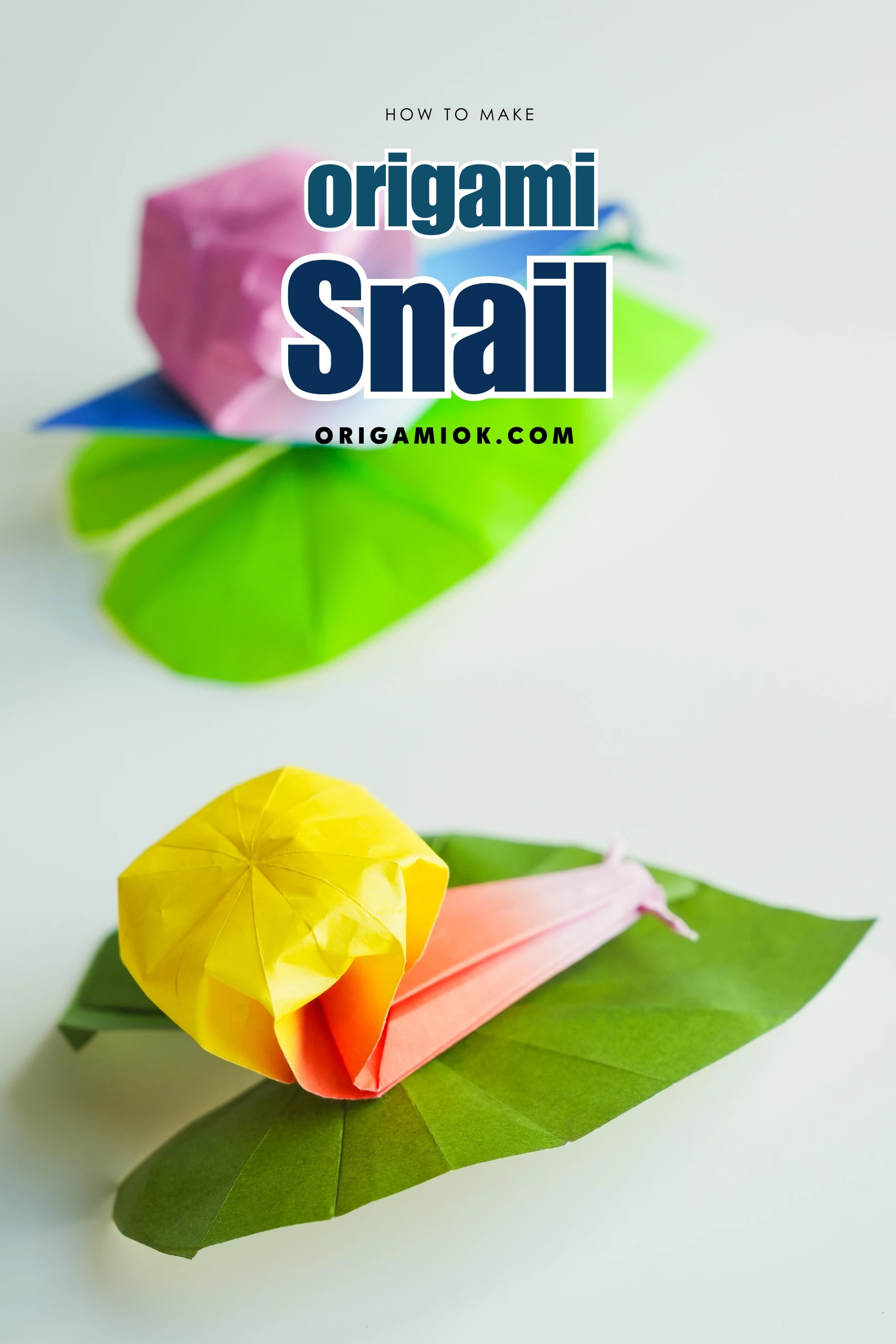 Origami Snail | Origamiok