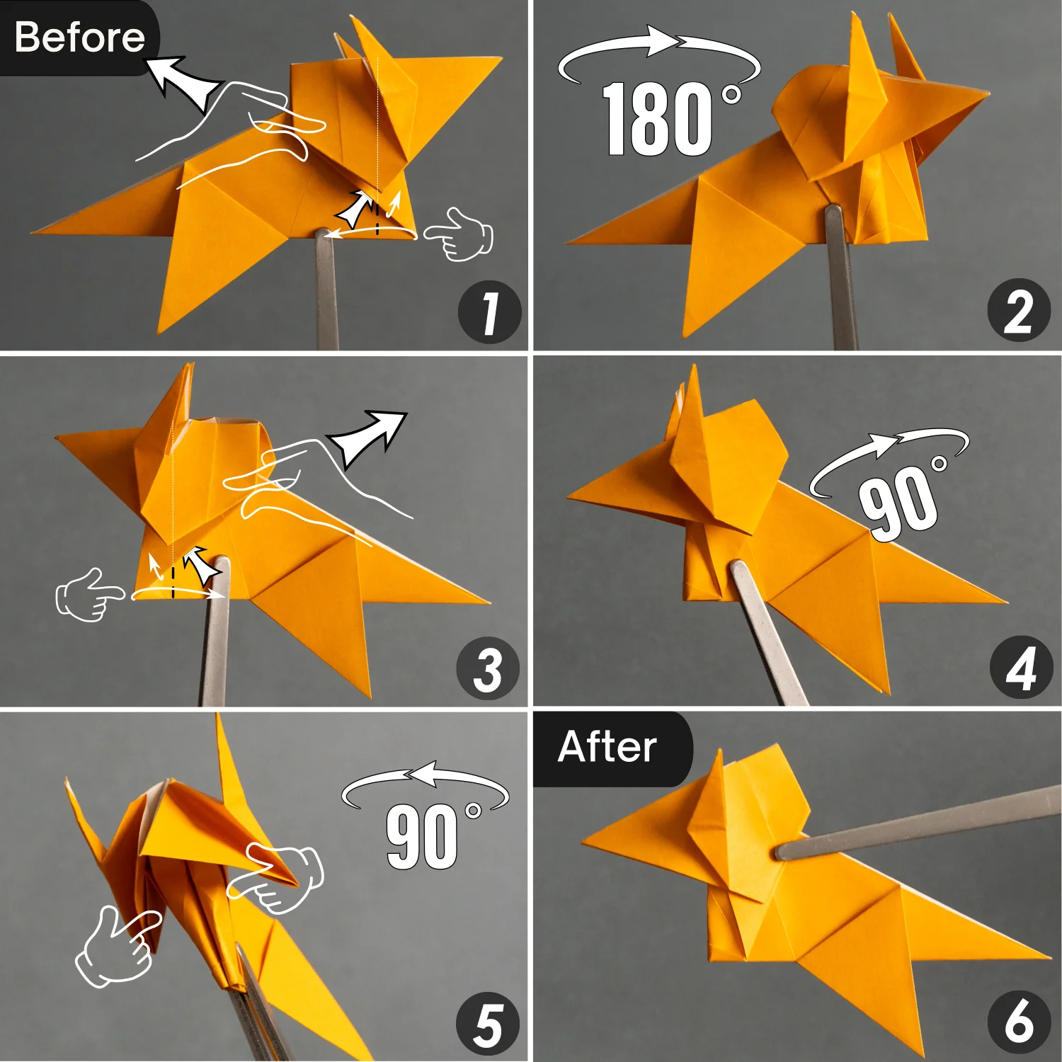 Origami Triceratops | Origamiok