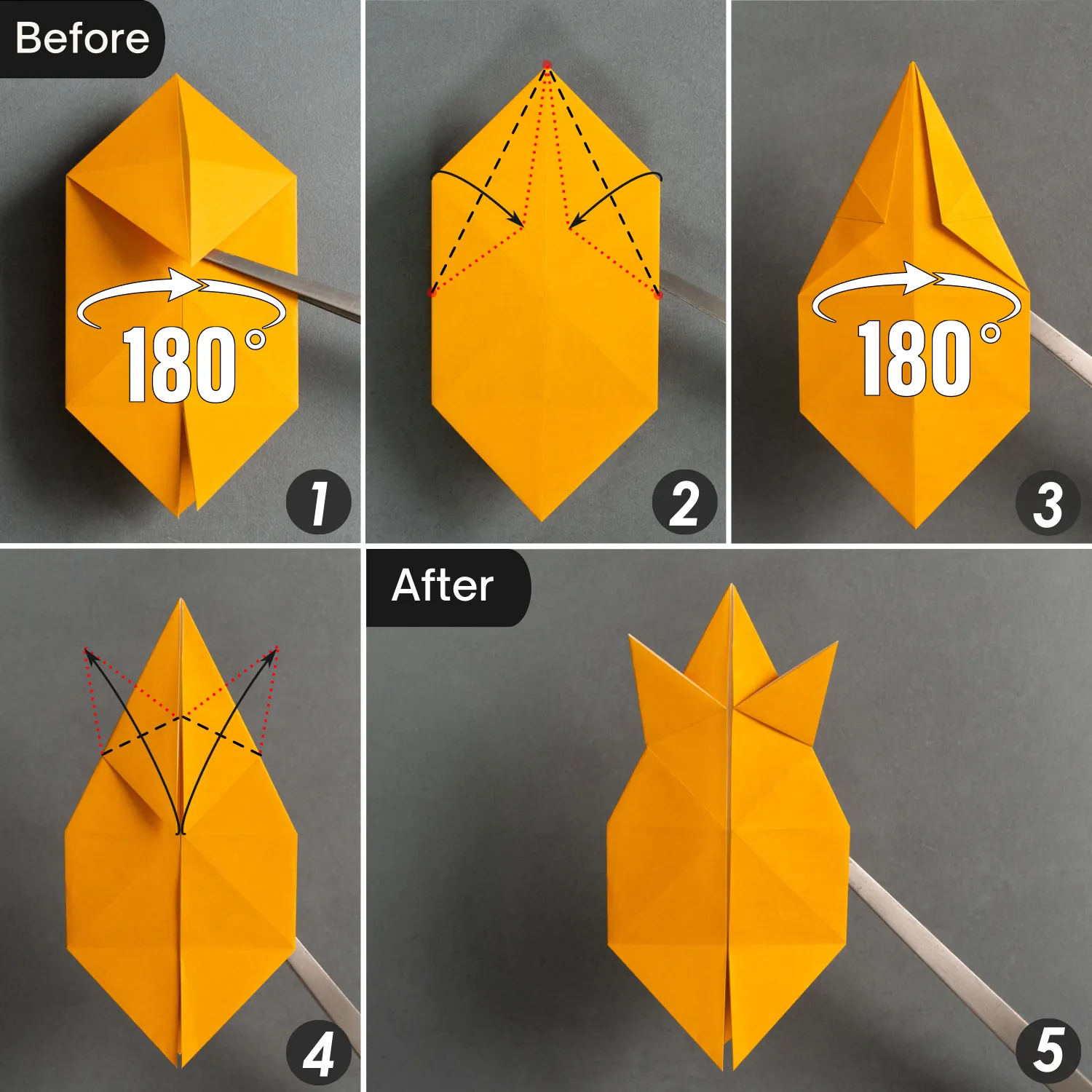 Origami Triceratops | Origamiok