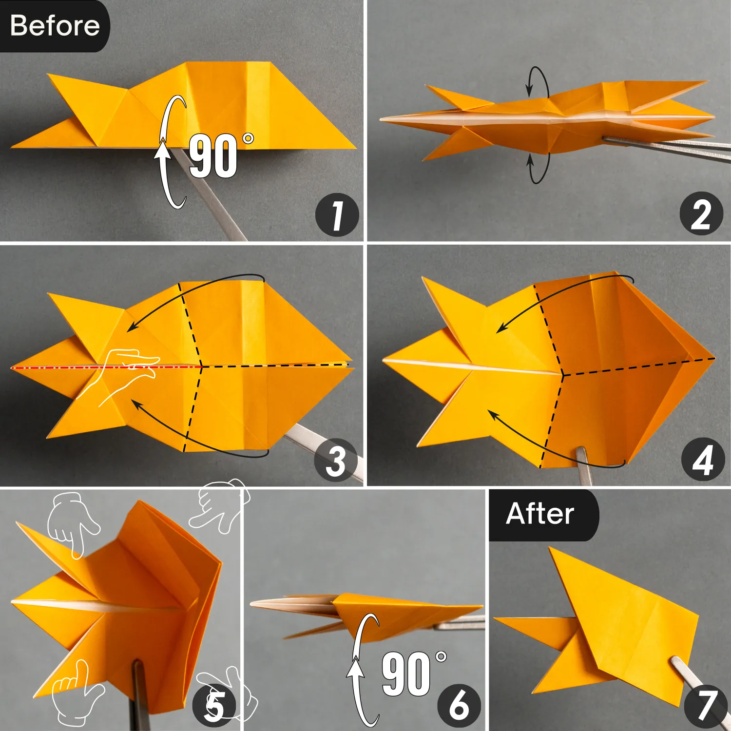 Origami Triceratops | Origamiok