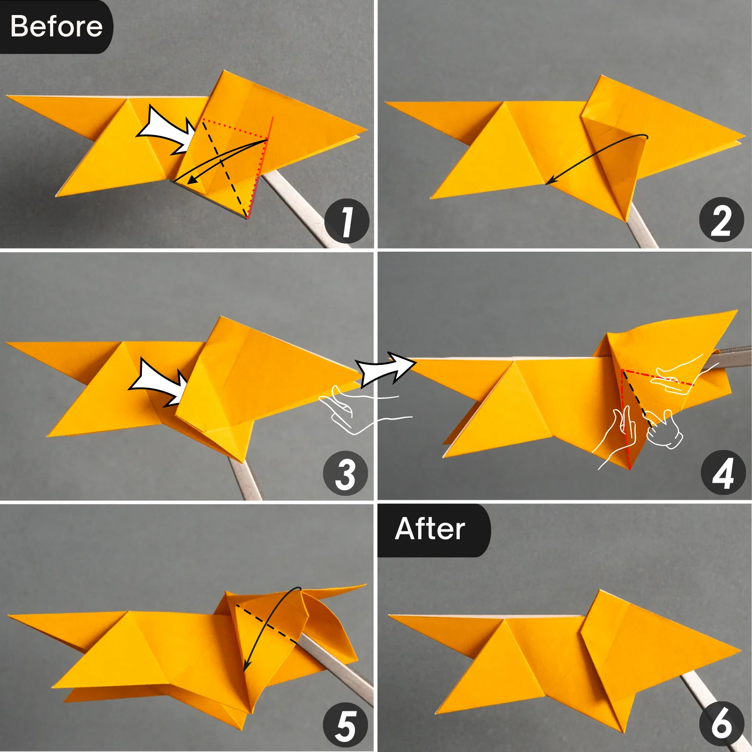 Origami Triceratops | Origamiok