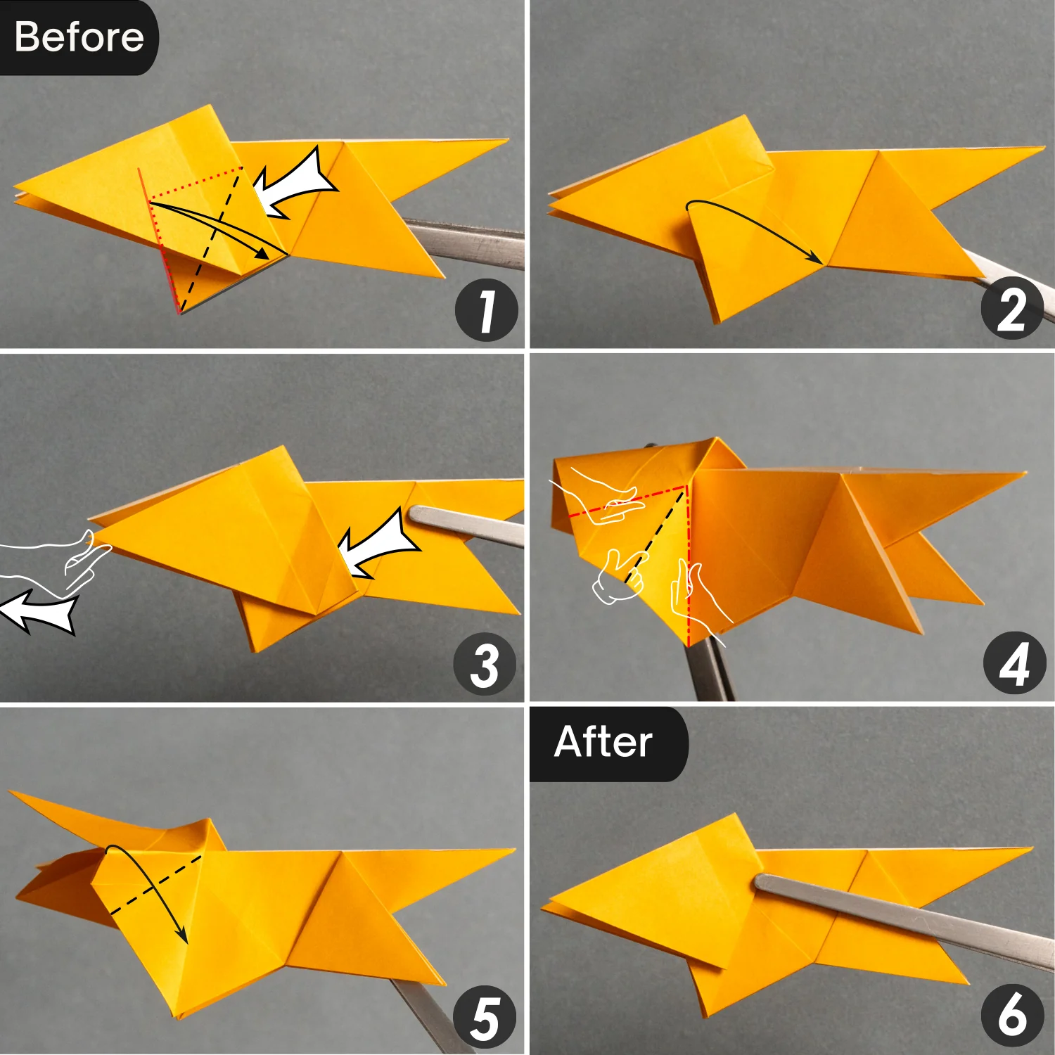 Origami Triceratops | Origamiok