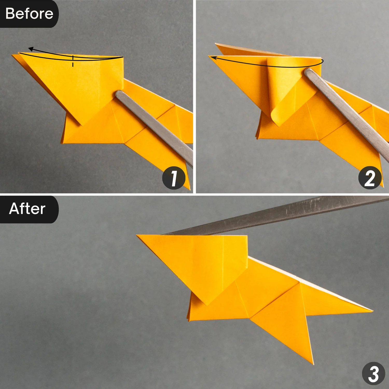 Origami Triceratops | Origamiok