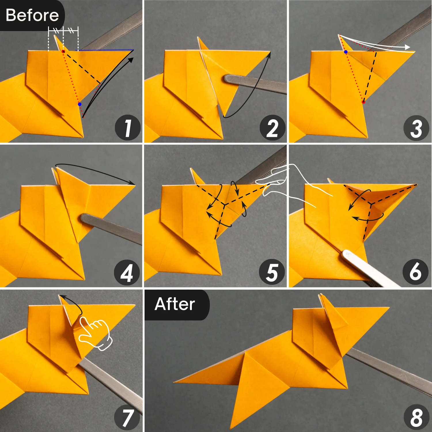 Origami Triceratops | Origamiok