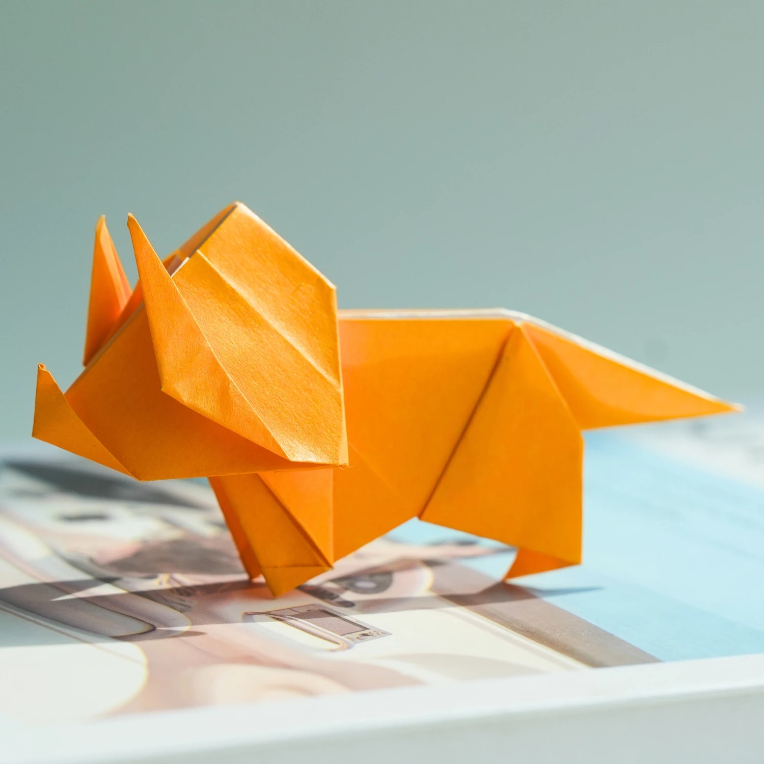 Origami Triceratops | Origamiok