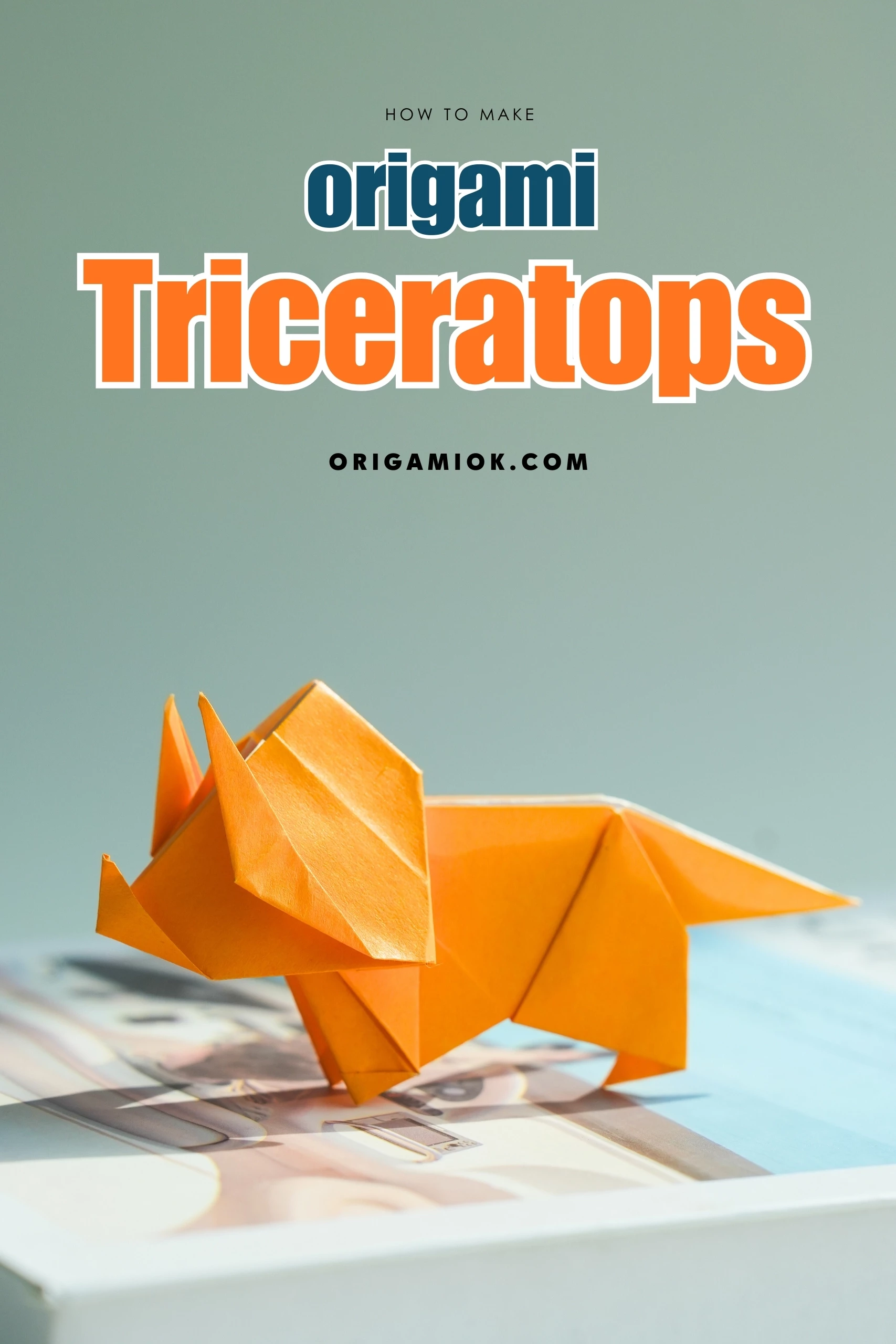 Origami Triceratops | Origamiok