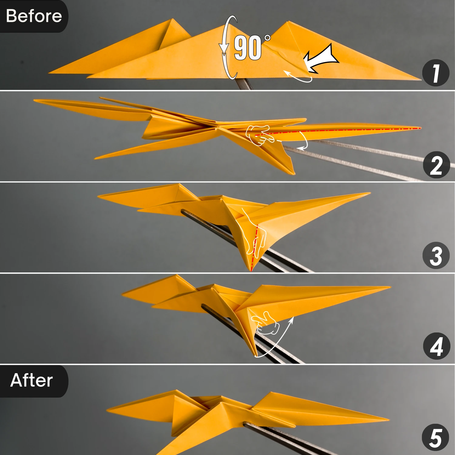 Origami Dragon Instructions: Designed by Robert E. Neale