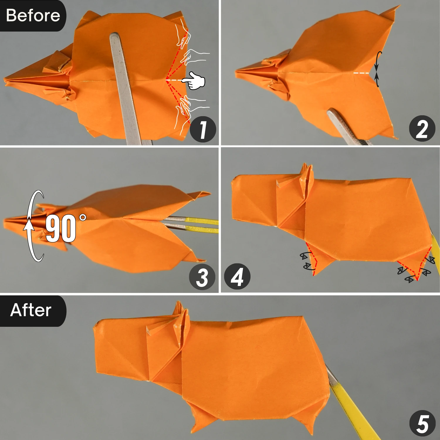 Origami Capybara | Origamiok