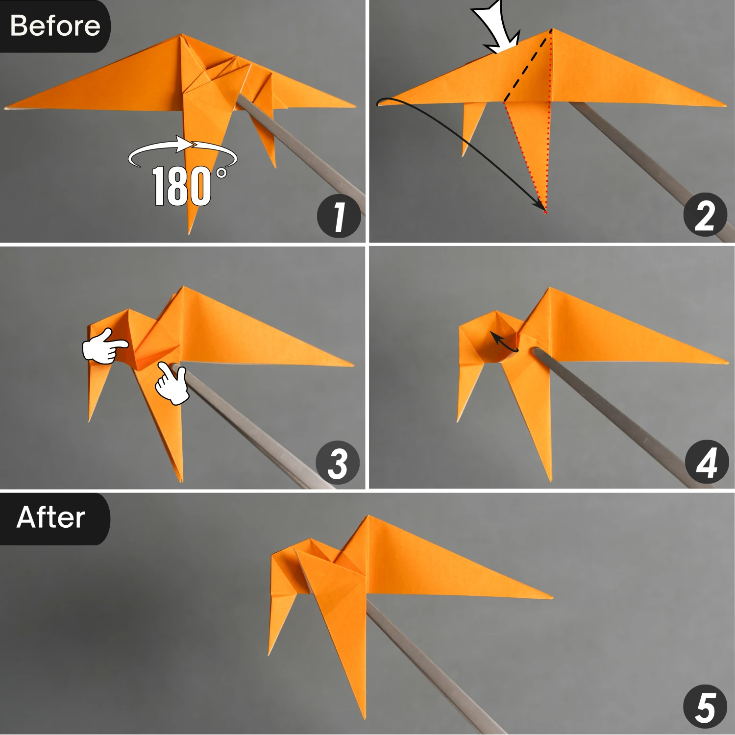 Origami Charizard | Origamiok