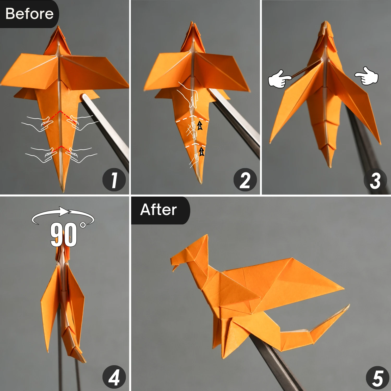 Origami Charizard | Origamiok
