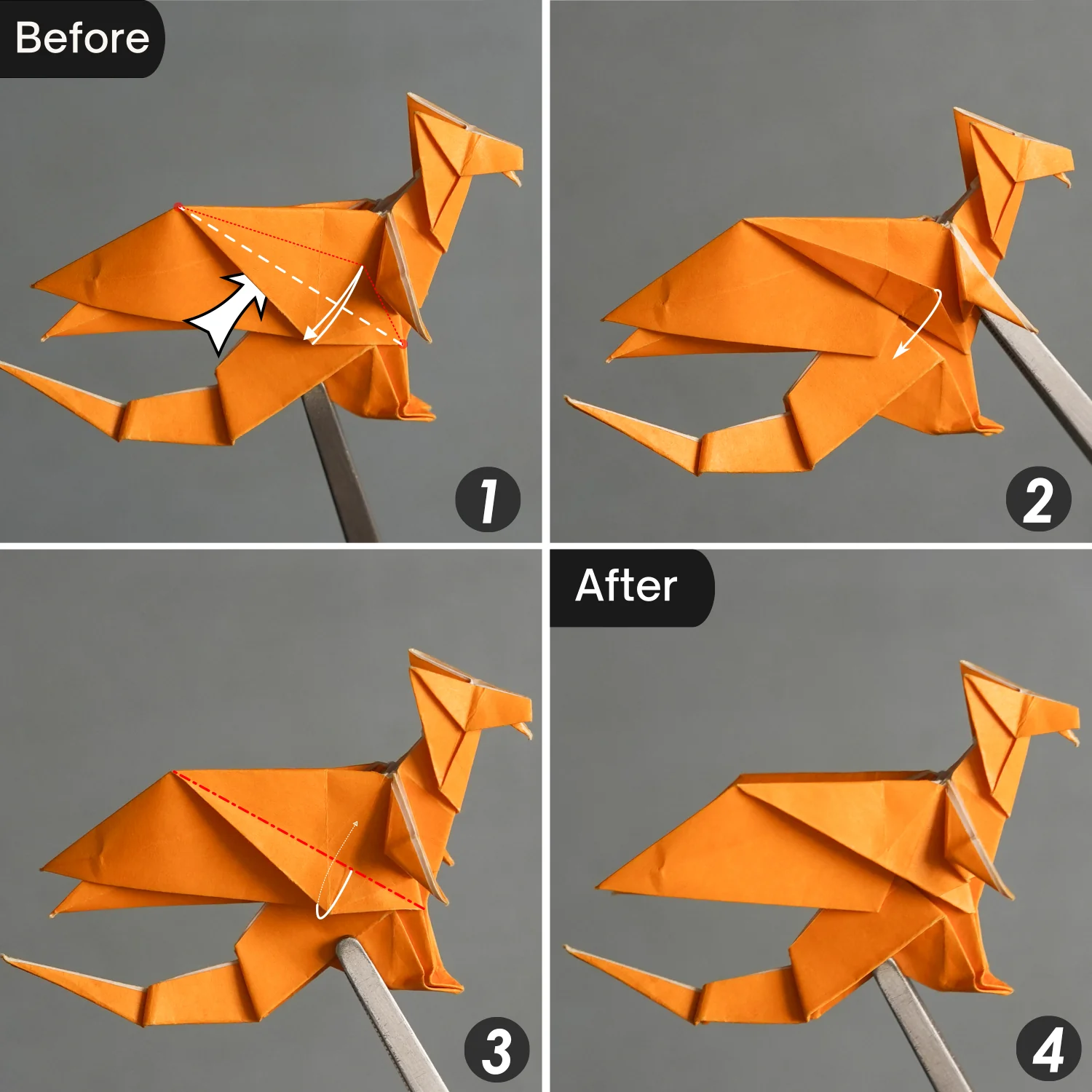 Origami Charizard | Origamiok
