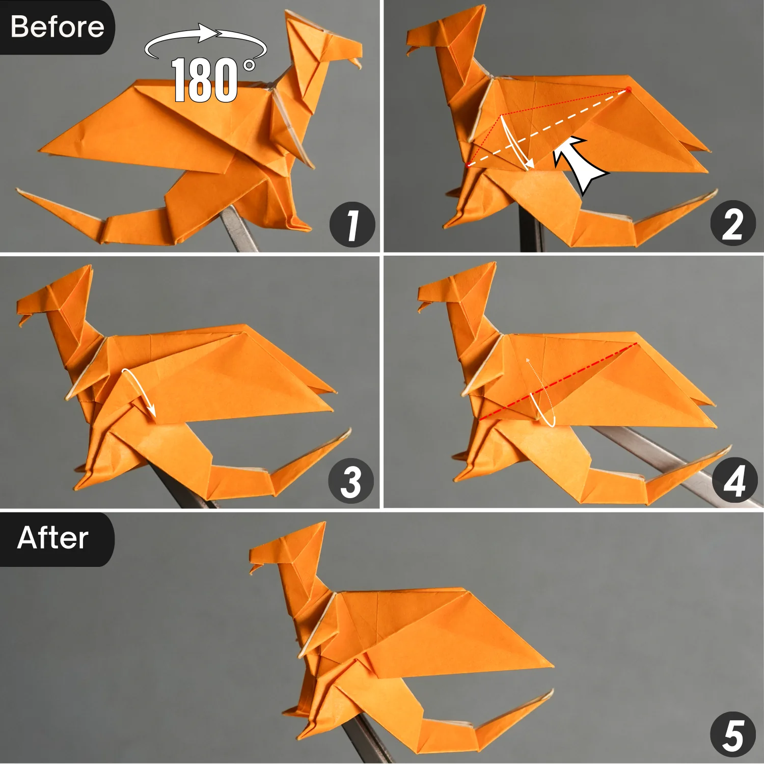 Origami Charizard | Origamiok