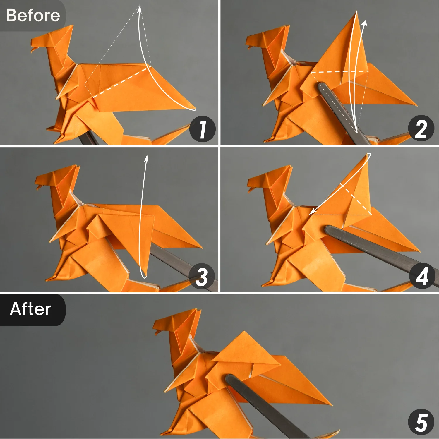 Origami Charizard | Origamiok