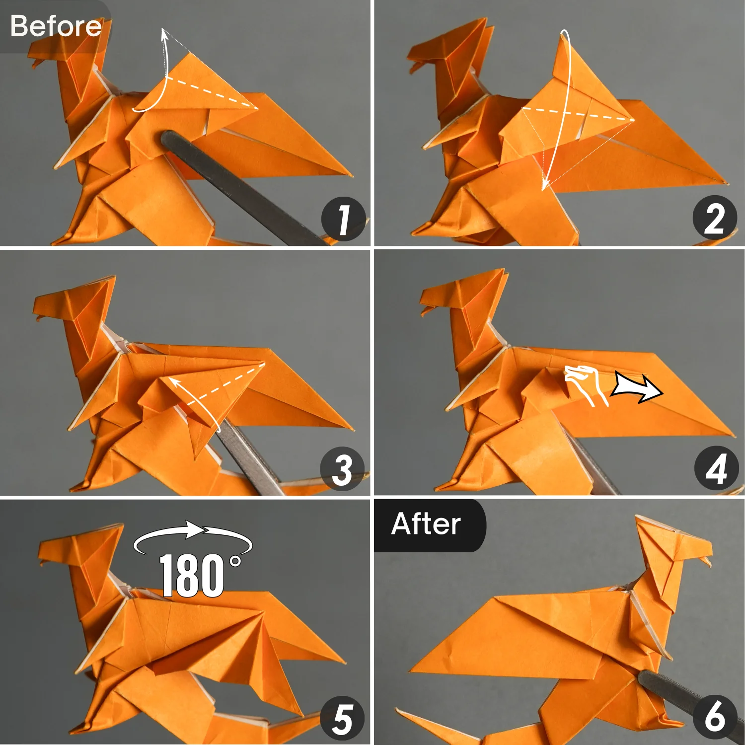 Origami Charizard | Origamiok